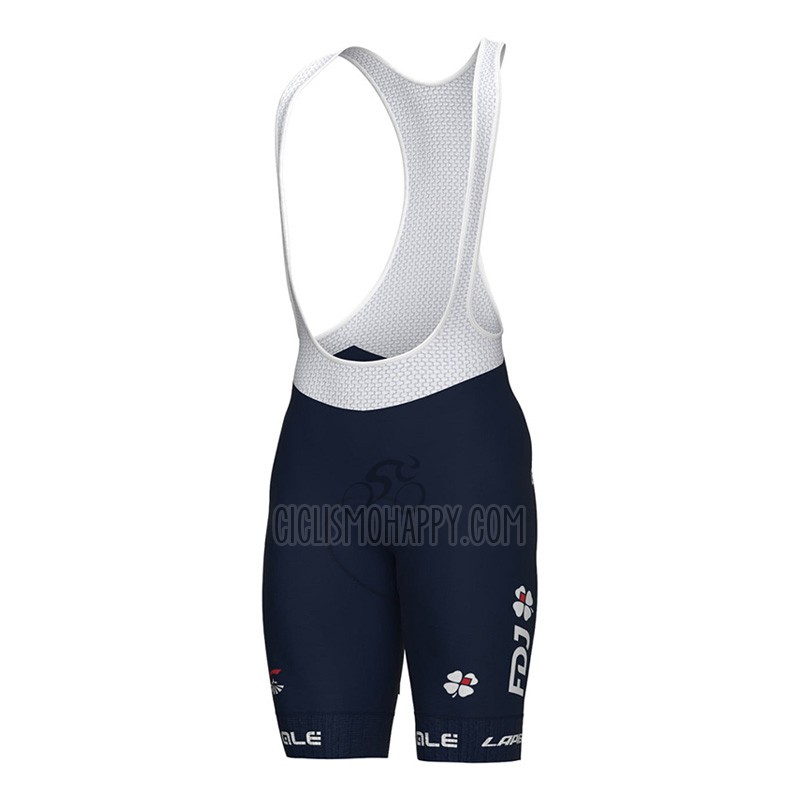 Groupama FDJ Cycling Jersey Bib Short 2023 Short Sleeve Purple
